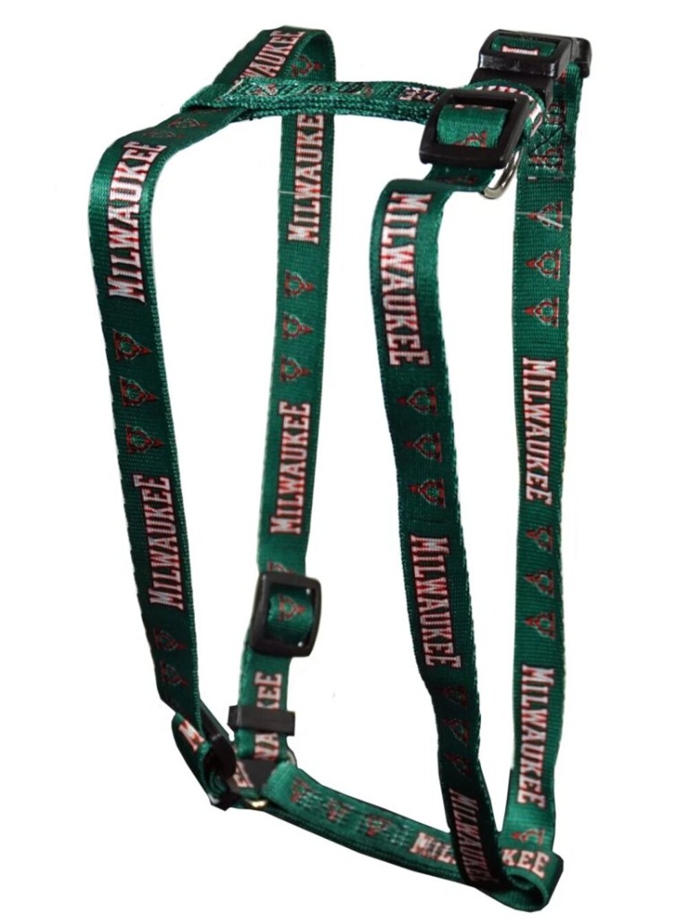 NEW Milwaukee Bucks NBA Adjustable Dog Harness Medium